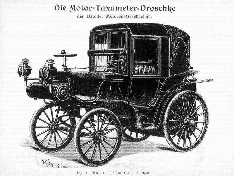 1895-1899 Daimler Motor-Kutsche.