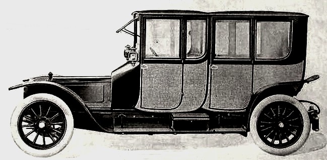 Belvallette carrosserie conduite interieure de 1913